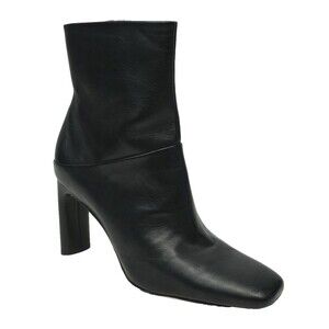 🔥SARTO by Franco Sarto Flexa Comfort Leather Bootie, Black, 9.5M US / 40.5EU🔥